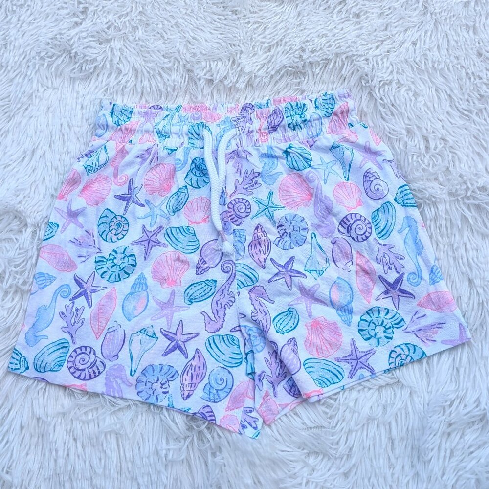 ANKO's Playful Ocean Adventure Elastic Waist Shorts  Dive into Summer Vibes NWOT